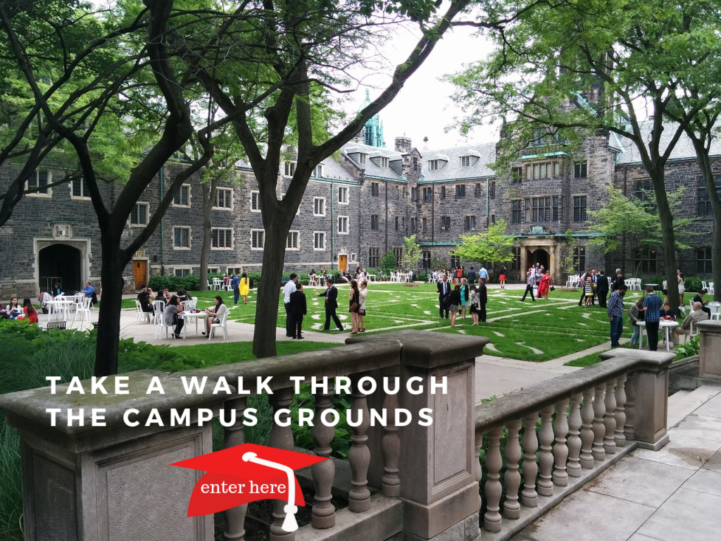 Take a walk through the campus - click for access