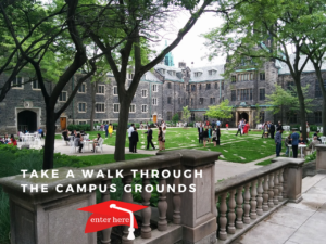A Wealthy Affiliate Revew - an imageof a university campus - click for access